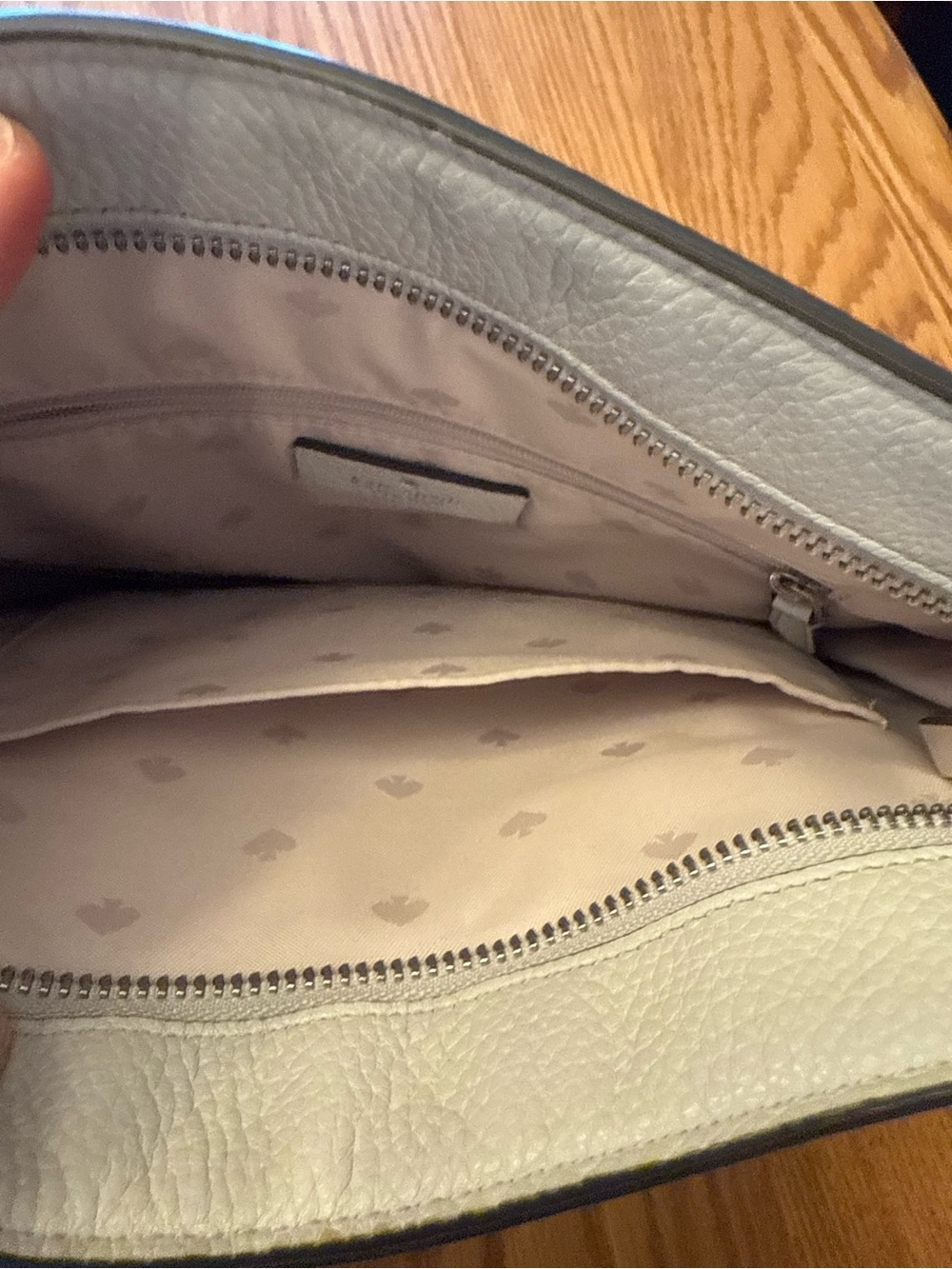 Kate Spade White Pebbled Leather Crossbody Bag - Picture 5 of 6